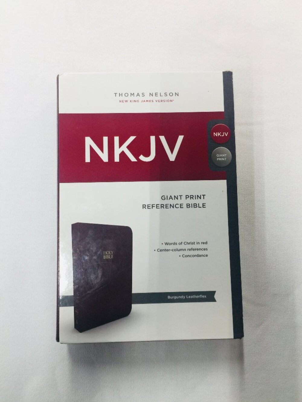 Giant Print New King James Bible Red Letter References Concordance - NEW in Box